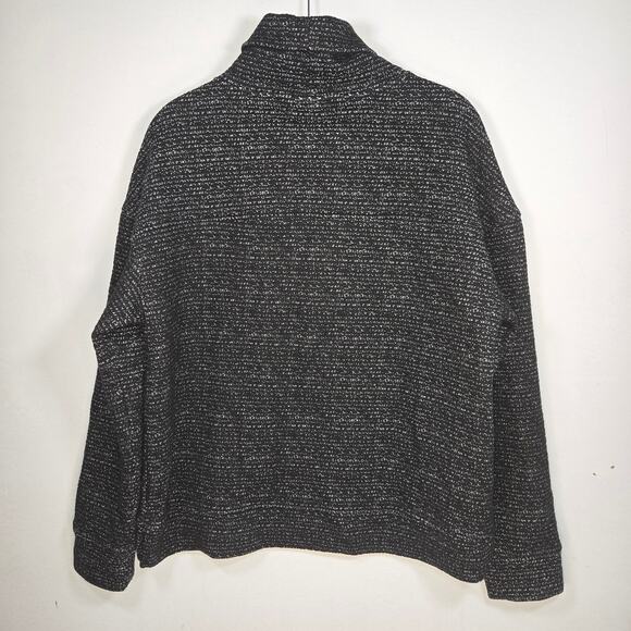 American Outdoorsman For Women Mock Neck Jacquard Pullover. Size Medium. - Picture 2 of 8